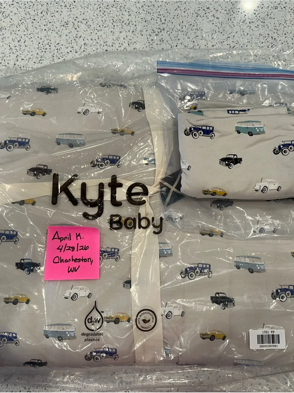 Kyte BABY Vintage Cars Blanket & Shams